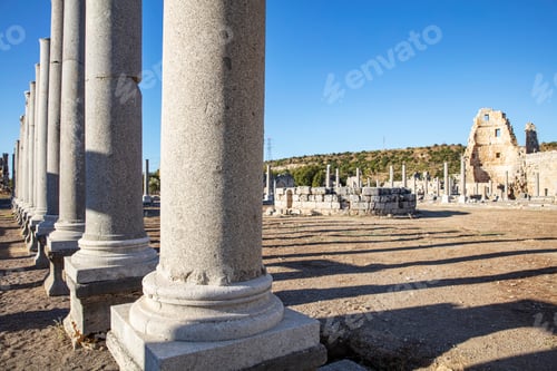 Preview: Nymphaeum of Perge. Ruins of ancient Pamphylian city located in Antalya Province, Turkey.