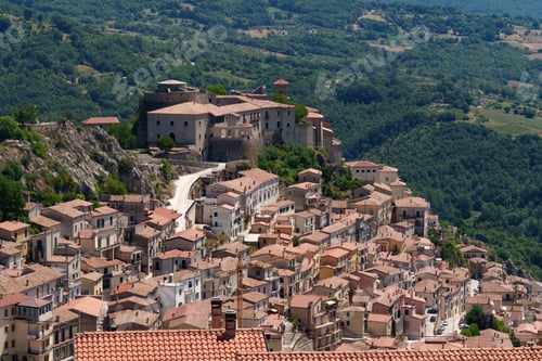 Preview: View of Muro Lucano, in Potenza province, Italy