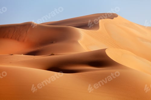 Preview: Majestic sand dunes in Liwa desert in Abu Dhabi Western Region, UAE