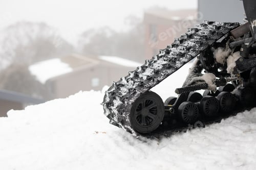 Preview: snow mobile black tire grip track snow winter ice cold tractor car