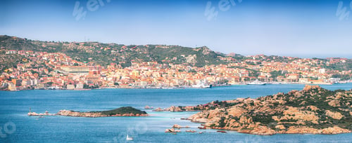 Preview: Astonishing view on Santo Stefano and La Maddalena islands from Palau.