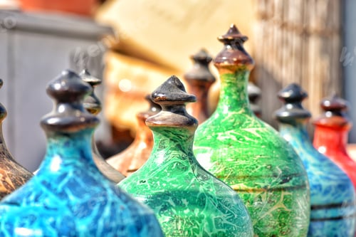 Preview: Colorful Clay Pots