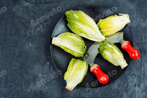 Preview: Fresh green Romaine lettuce