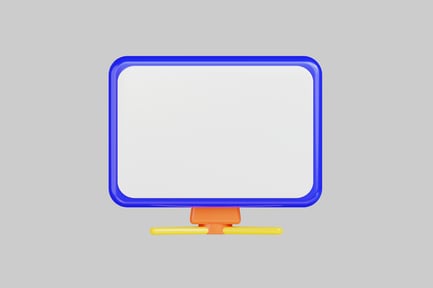 Preview: Cartoon display board with stand