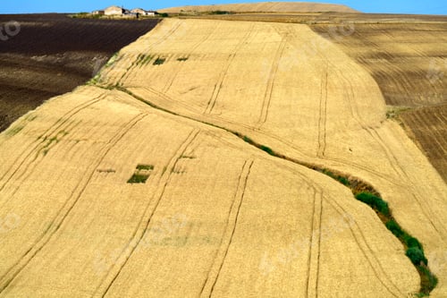 Preview: Landscape along the road from Termoli to Serracapriola, Southern Italy