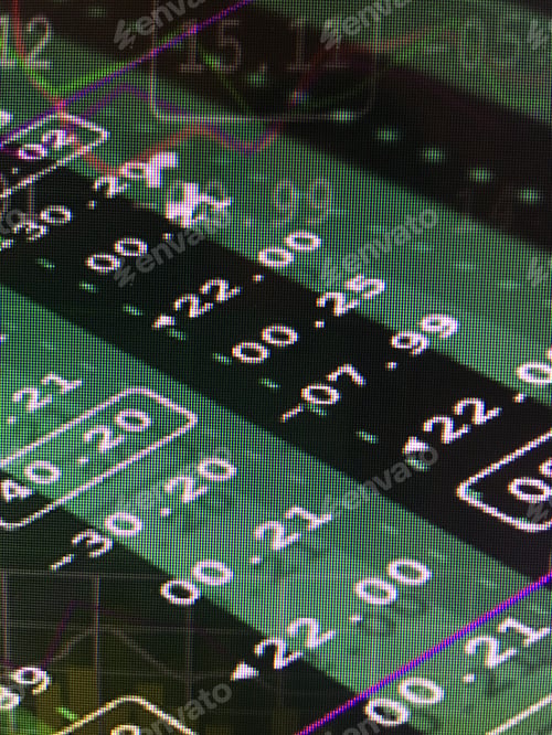 Preview: Currency exchange data on screen