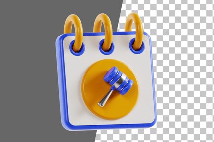 Preview: Bidding Date 3D Icon