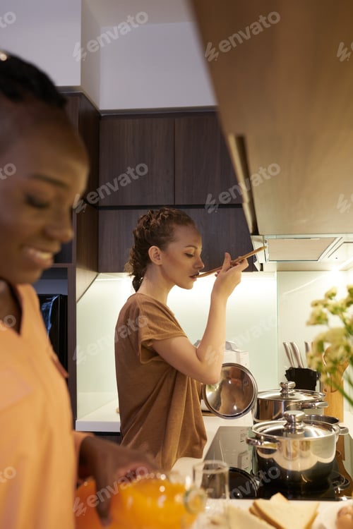 Preview: Couple Cooking Dinner