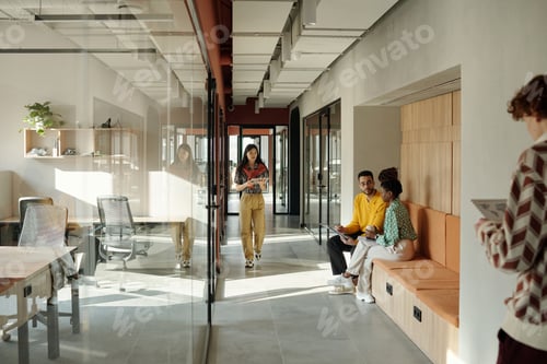 Preview: Collaborating in Creative Coworking Space with Young Adult Multiracial Team