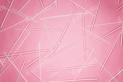 Preview: Red Striped Bendy Cocktail Straws