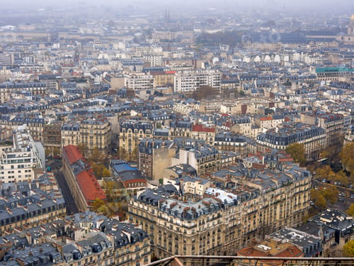 Preview: view on Paris from the Eiffel tower