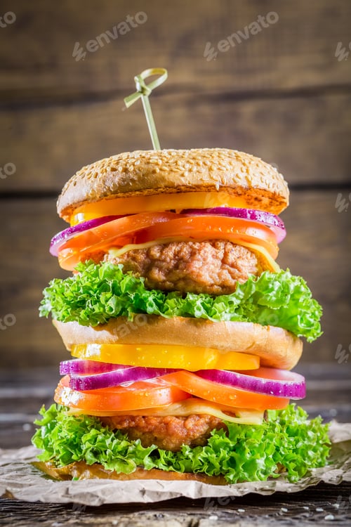 Preview: Enjoy your double-decker hamburger