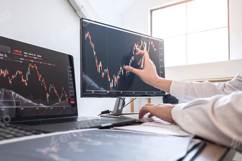 Preview: Stock exchange market concept