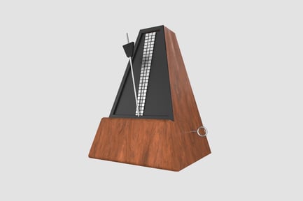 Preview: Metronome 3D Illustration