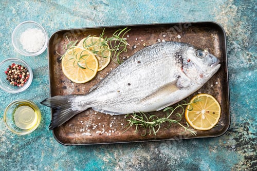 Preview: Fresh uncooked dorado