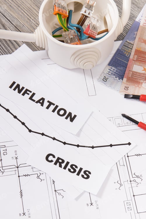 Preview: Electrical components, work tools, electric construction diagrams of house