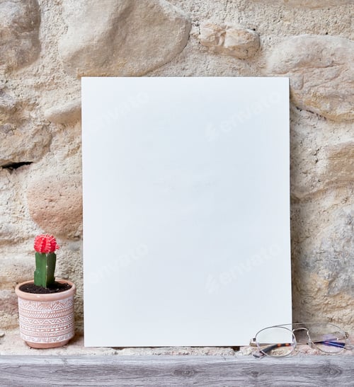 Preview: Blank sheet on the table