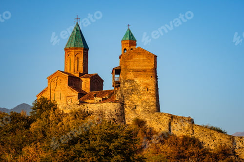 Preview: Scenic view of Gremi fortress in Kakheti region, Country of Georgia