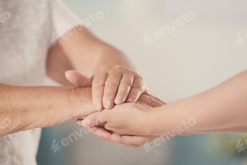 Preview: People, care and support. Giving helping hand concept