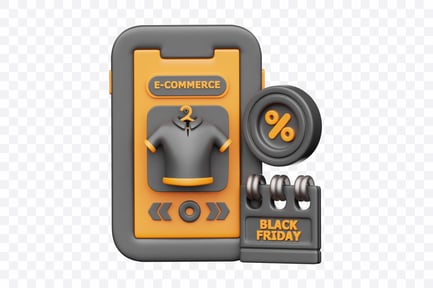 Preview: Mobile Shopping App With Sale Badge