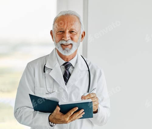 Preview: senior elderly gray hair active doctor hospital medical medicine health care clinic