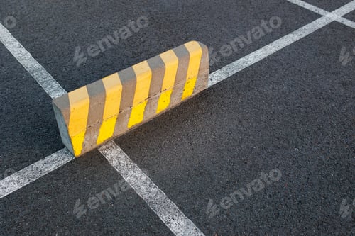 Preview: Asphalt Parking Stop Block