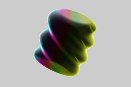 Vorschau: Abstrakte verdrehte Farbwellenform