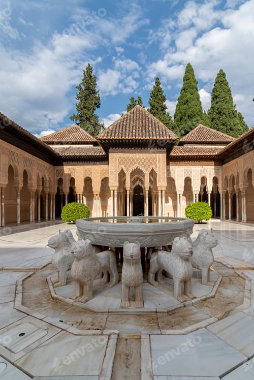 Preview: Court of Lions in Alhambra palace