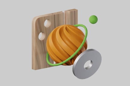 Preview: Nested Artistic Sphere in Versatile Wooden Element