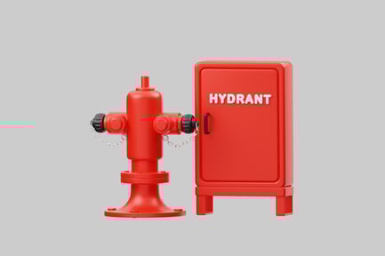 Preview: Cartoon medical emergency hydrant asset