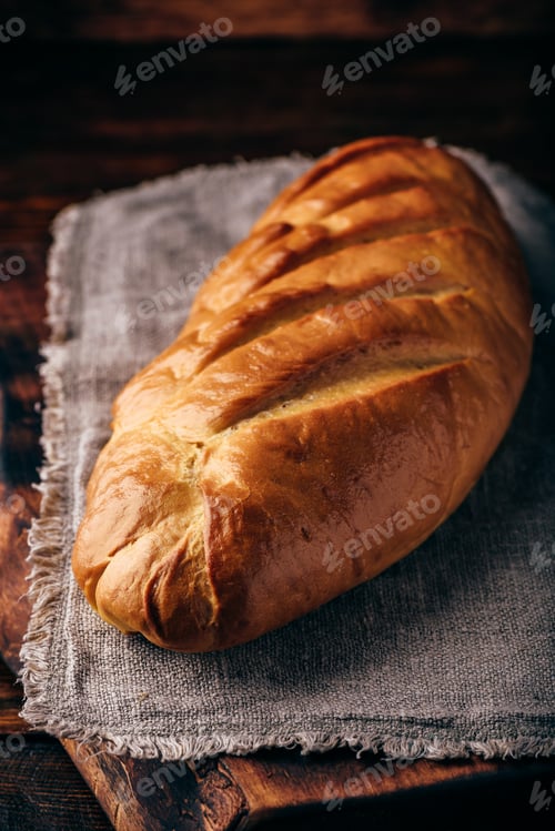 Preview: A loaf of bread on a table