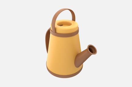 Preview: Watering Can 3D Illustration