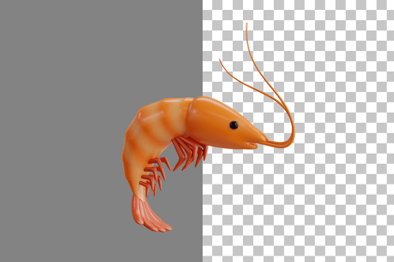 Preview: Shrimp 3D Icon