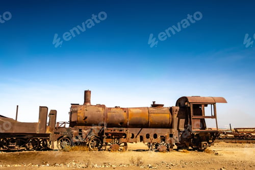 Preview: rusty steam locomotives in Bolivia