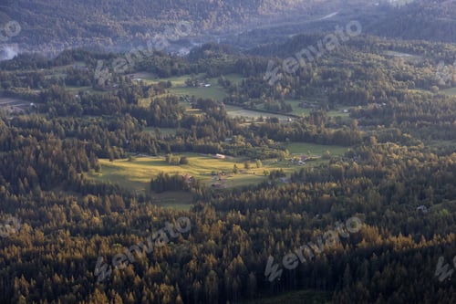 Preview: Aerial View of the Farm Fields in Fraser Valley