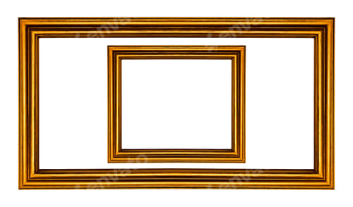 Preview: golden frames isolated