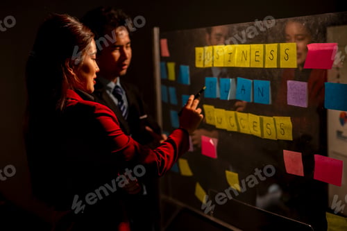 Preview: They are discussing the ideas on the board