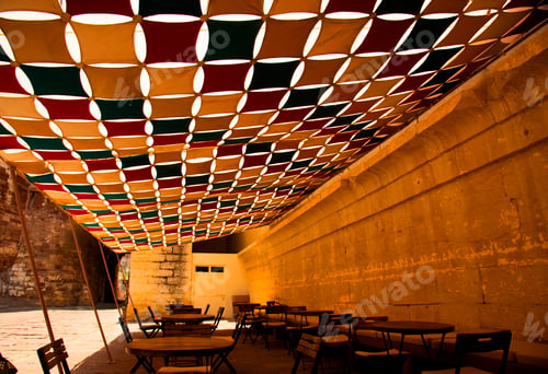 Preview: A summer shamiyana tent, India