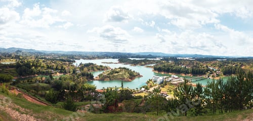 Preview: Panoramic view of Guatape Dam (Penon de Guatape) - Colombia