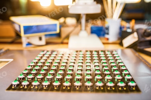 Preview: Panel of LED light indicators is in the production