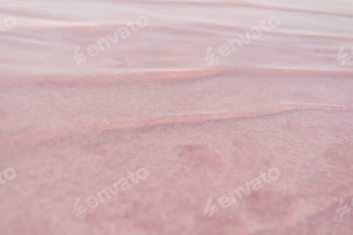 Preview: Texture of the pink salt. Close up of pink lake.