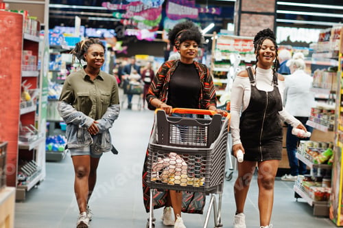 Preview: Africans at supermarket