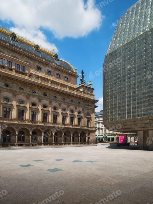 Preview: Old and new architecture together, Prague, Czech Republic