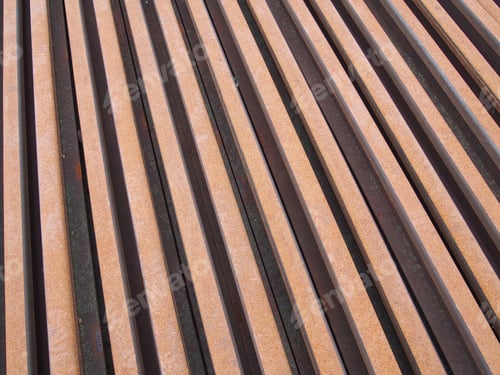 Preview: Stacked Rusty Rails