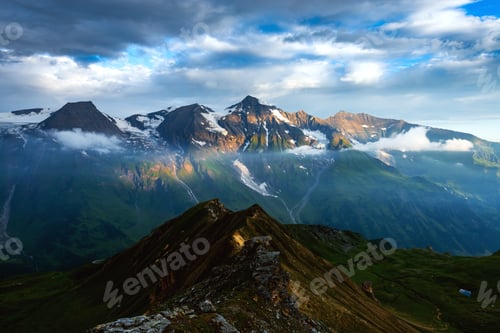 Preview: Amazing sunrise on the top of Grossglockner pass