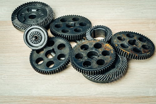 Preview: Gears from an old industrial machine