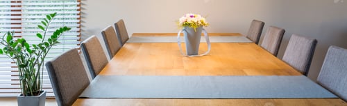 Preview: Wooden dining table