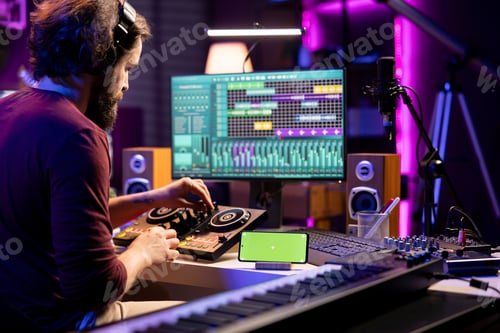 Preview: Music Producer Mixing Sounds with Software and Hardware