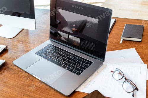 Preview: Laptop computers on a table