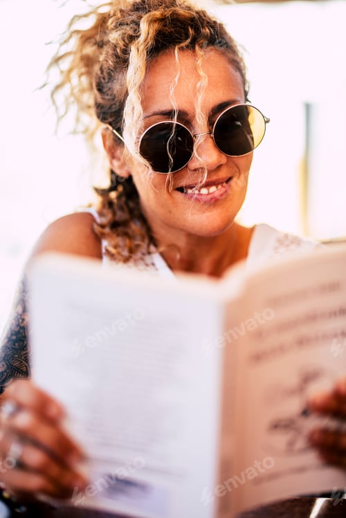 Preview: Beautiful caucasian young 40 years old woman